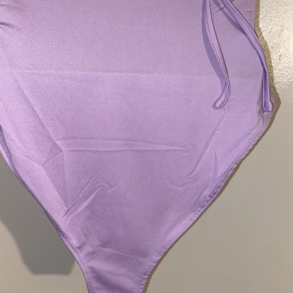 Lavender Halter Top Bodysuit Large - Picture 5 of 5